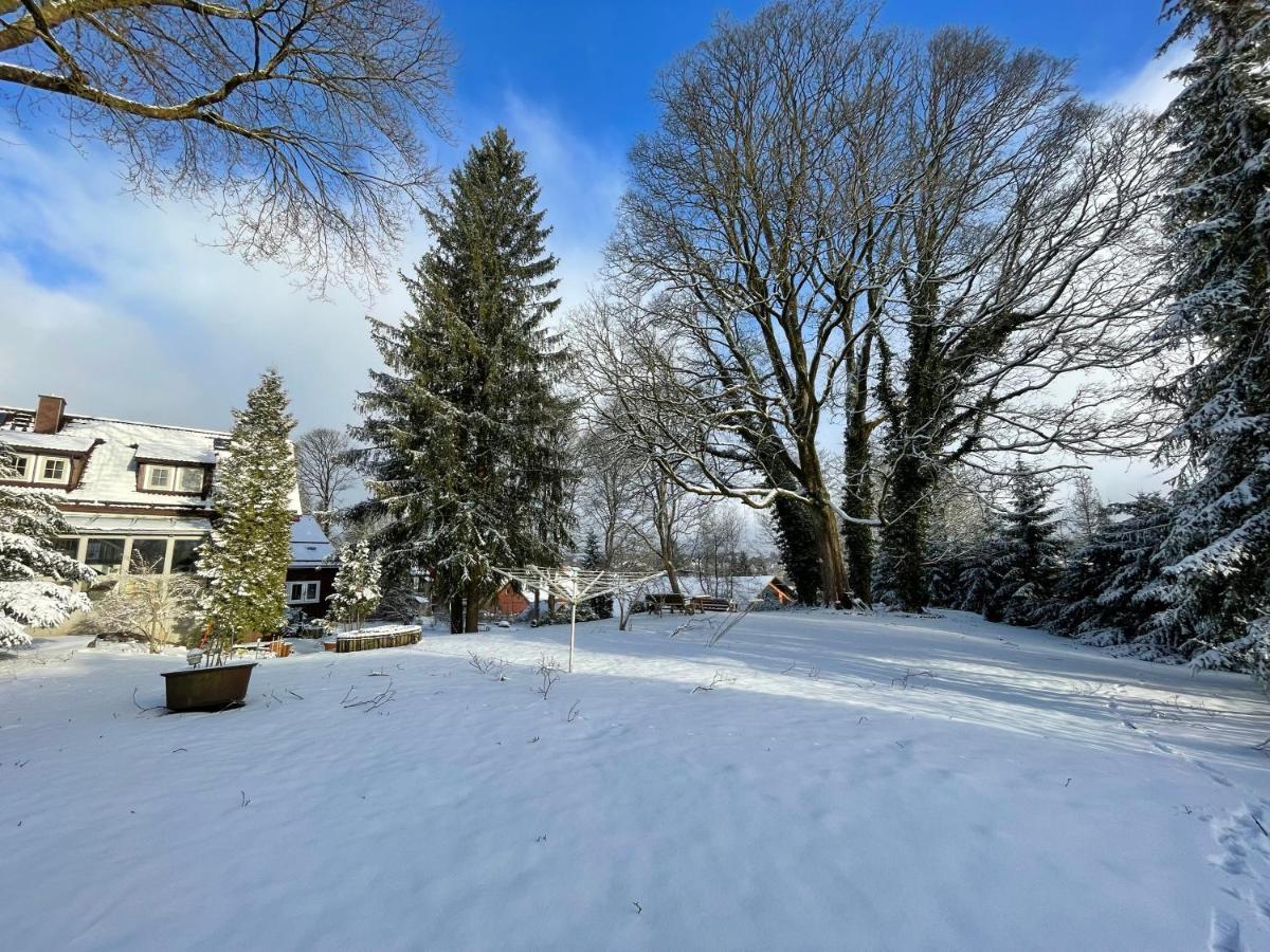 Liebevoll Eingerichtetes Ferienhaus Mit Grossem Garten Clausthal-Zellerfeld Exterior foto