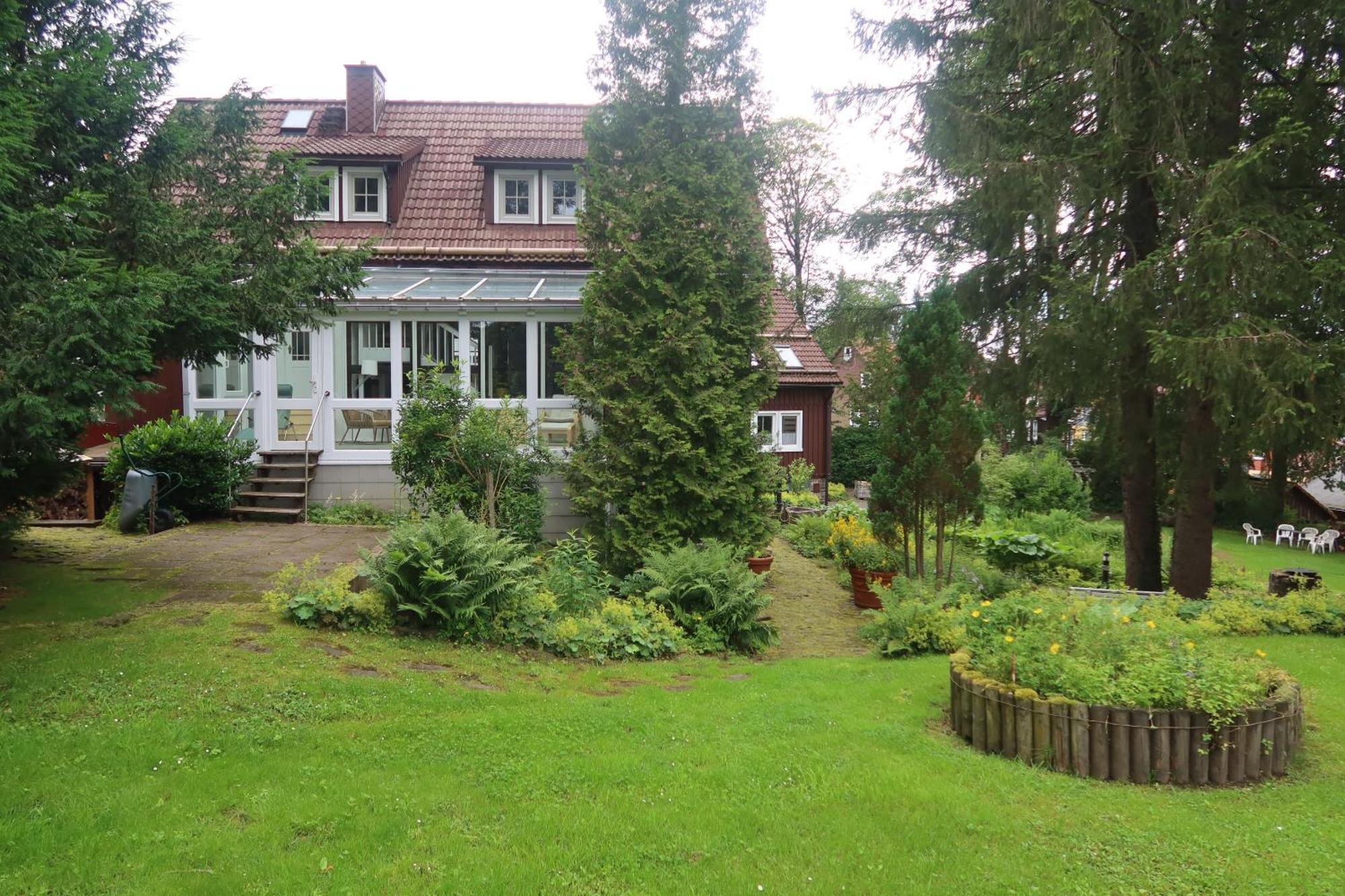 Liebevoll Eingerichtetes Ferienhaus Mit Grossem Garten Clausthal-Zellerfeld Exterior foto